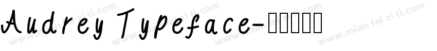 Audrey Typeface字体转换